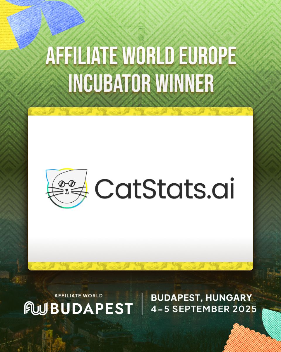 Affiliate World Budapest 2025 Incubator Winner